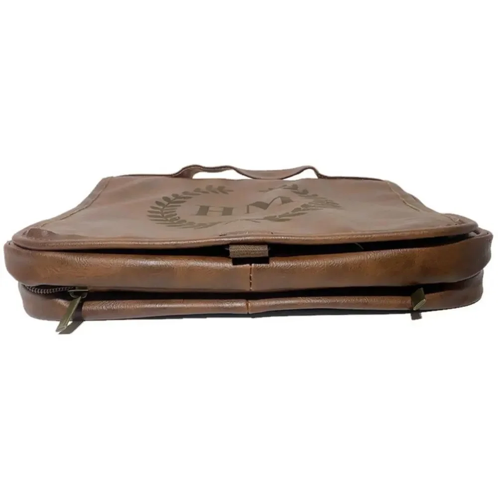 H&M Brown Travel Toiletry Bag Makeup Shaving Organizer Dopp Kit Men Women